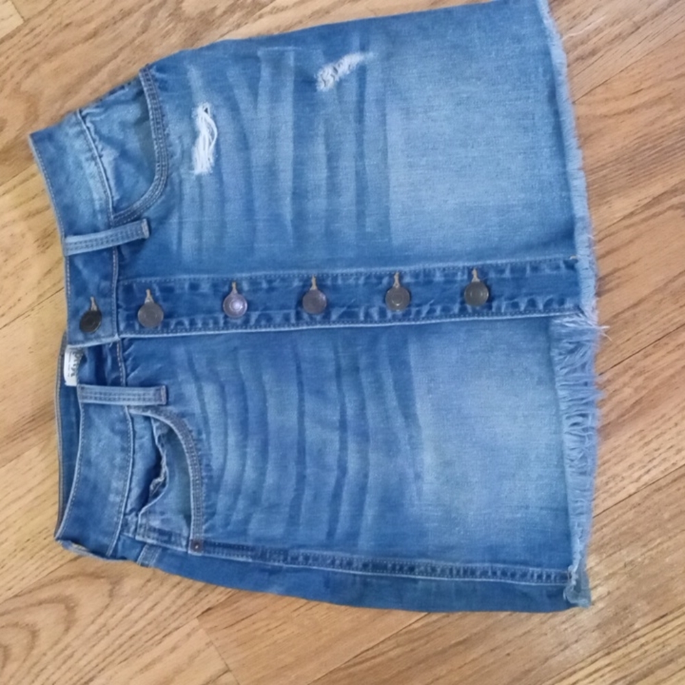 Denim Skirt by Mudd